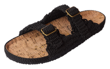 Load image into Gallery viewer, Nomadic State of Mind - Woven Moses Cork (Black) - The Original Rope Sandals - Men's Size
