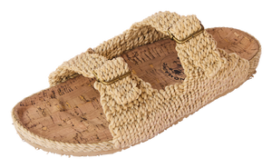 Nomadic State of Mind - Woven Moses Cork (Camel) - The Original Rope Sandals - Women's Size