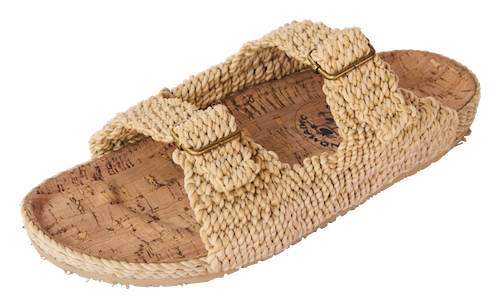 Nomadic State of Mind - Woven Moses Cork (Camel) - The Original Rope Sandals - Women's Size