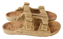 Load image into Gallery viewer, Nomadic State of Mind - Woven Moses Cork (Camel) - The Original Rope Sandals - Women&#39;s Size
