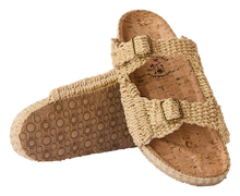 Load image into Gallery viewer, Nomadic State of Mind - Woven Moses Cork (Camel) - The Original Rope Sandals - Women&#39;s Size
